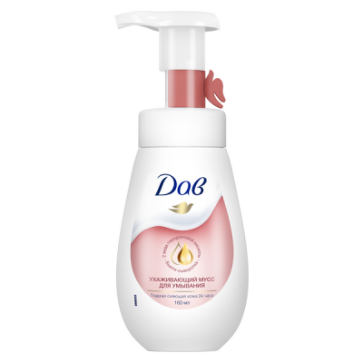 Дав мусс для умывания ухаживающий 160 мл 