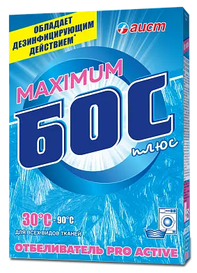 Бос плюс мах отбеливатель порошок 600 г