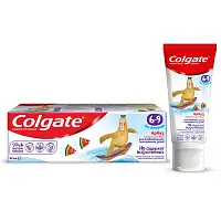 Colgate зубная паста детская 6-9 без фторида для детей от 6 до 9 лет со вкусом арбуза 60 мл