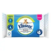 Kleenex clean влажная туалетная бумага смываемая 42 шт