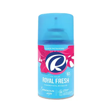 Rio Royal Fresh освежитель воздуха тропическое море баллон для диспенсера 250 мл