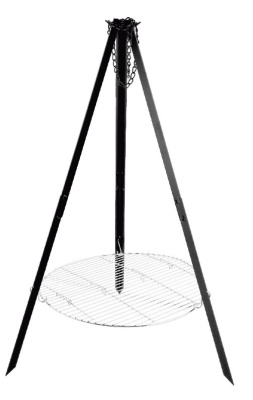 FORESTER MOBILE тренога костровая многофункц  разборная  с решеткой-гриль цепочкой и крюком  в чехле 