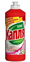 КАПЛЯ средство для мытья посуды нежность рук фито эффект хлопок и ромашка 500 г