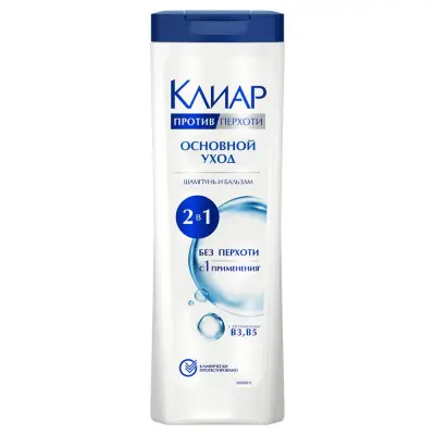 2в1 шампунь и бальзам ополаскиватель против перхоти основной уход против жирности и зуда 380 мл 