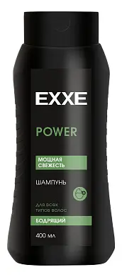 Exxe men шампунь бодрящий 400 мл