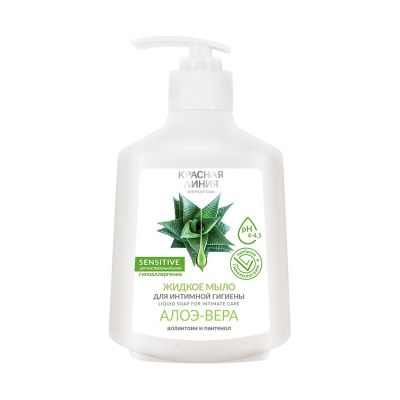 Красная Линия мыло жидкое интимное алоэ вера 300 г 