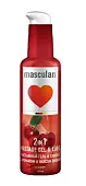 Masculan гель и смазка с ароматом и вкусом Вишни 2в1 с массажным с дозатором 130мл