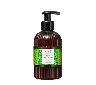 Clario парфюмированный крем аквабаланс для тела и рук чёрный перец ветивер амбра 270 мл 