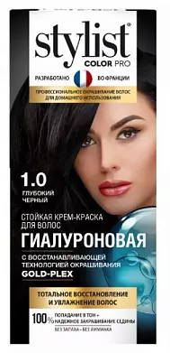 Фитокосметик краска для волос 1.0 Глубокий черный