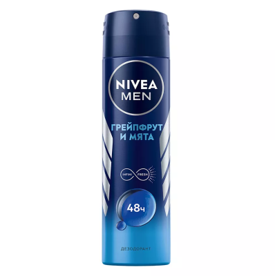 NIVEA део спрей мужской грейпфрут и мята 150 мл 