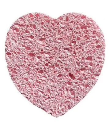 Lei спонж натуральный сердце цвет ассорти 2 шт уп 