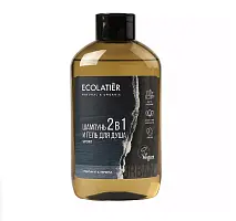 Ecolatier мужской гель для душа и шампунь 2 в 1 грейпфрут & вербена 600 мл