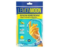 Lemon Moon перчатки хозяйственные комфорт с напылением M