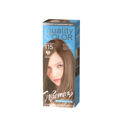 Estel Цветель стойкая гель краска для волос № 115 тон тёмно русый 