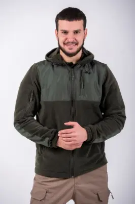 Black Rams Мужская Флисовая куртка О 1007 Хаки XL 