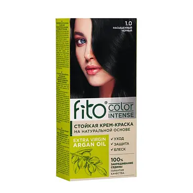 Fito color краска для волос тон 1.0 насыщенный черный