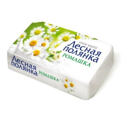 Лесная полянка крем мыло туалетное ромашка 90 гр 