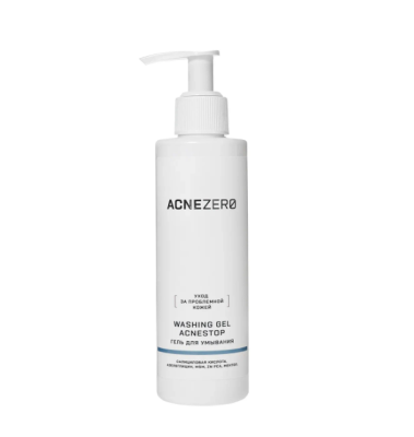 AcneZero гель для умывания акнестоп для проблемной кожи лица 195 мл 