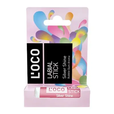 L’oco бальзам для губ stick серебристый блеск 5,1 гр 