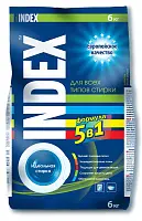Index средство для стирки порошкообразное универсальное 6кг