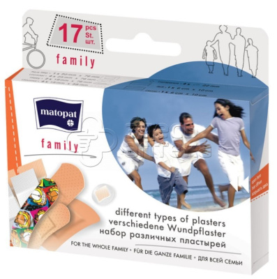 Bella маторат пластырь family по 17 шт НДС 20% 