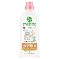 Synergetic кондиционер ополаскиватель для белья миндальное молочко 1 л 33 стирки