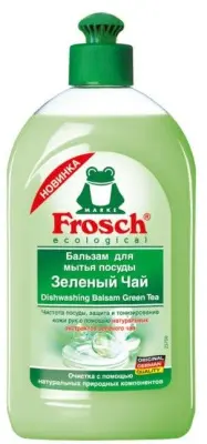 Frosch бальзам для мытья посуды зеленый чай 0,5л 