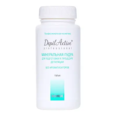 Domix минеральная пудра тальк для подготовки к процедуре депиляции без ароматизаторов 50 г 