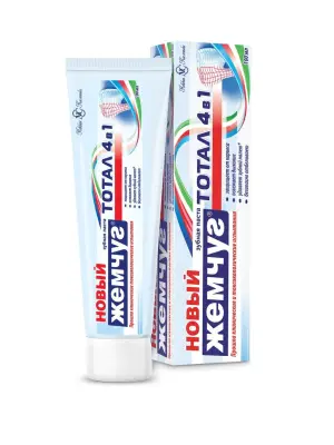 Новый Жемчуг зубная паста 4в1 тотал 100мл 