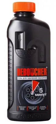 DEBOUCHER Гель для прочистки канализации, проф-ки засоров,1 л 