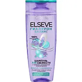 Elseve шампунь для волос жирных у корней и обезвоженных на кончиках гиалурон баланс 400 мл