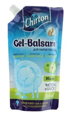 Chirton гель-бальзам для мытья посуды Яблоко 500мл 