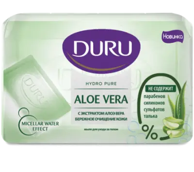 Duru мыло алоэ Pure 24шт по 110г 