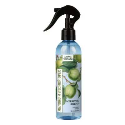 АЗБУКА ЧИСТОТЫ Освежитель воздуха «Яблоко и лесной орех», 230 мл 