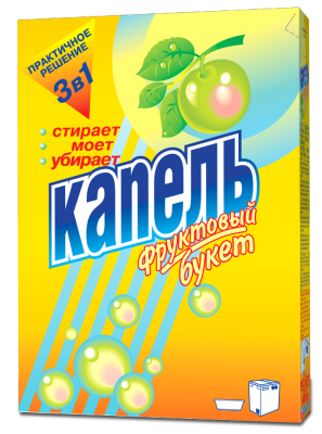 Капель стиральный порошок фруктовый букет 400г 