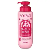 Solzao бальзам для волос восстановление и питание 400 мл