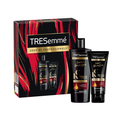 TRESemme подарочный набор шампунь+маска для волос защита и яркость цвета 230+200 мл 