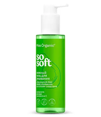 Miss Organic нежный гель для умывания so soft 180 мл