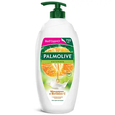 Palmolive натурэль гель крем для душа женский витамин с и апельсин с увлажняющим молочком 750 мл