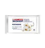 Эконом smart №15 влажные салфетки ромашка
