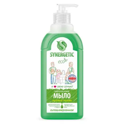 Synergetic жидкое мыло луговые травы 0,5 л 