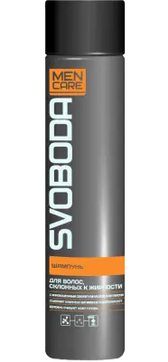 SVOBODA MEN CARE шампунь для волос склонных к жирности во флаконе 300 мл 