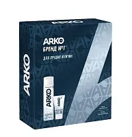 Arko men подарочный набор пена sensitive 200 мл + крем пбр sensitive 50 мл