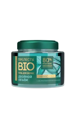 Прелесть био гель для укладки волос с экстрактами морских минералов сильная фиксация 250 мл 