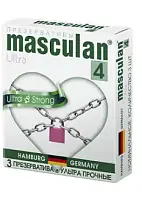 Masculan презервативы Ultra Black № 3 /4 Ultra №3 ультрапрочные