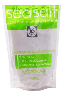 Соль для ванн с морскими водорослями 1000 г 