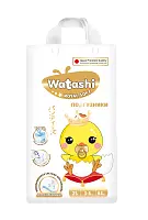 Watashi royal soft детские одноразовые подгузники 2 s 3-6 кг 64 шт