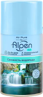 Alpen Air pure освежитель воздуха сменный баллон свежесть водопада 250 мл