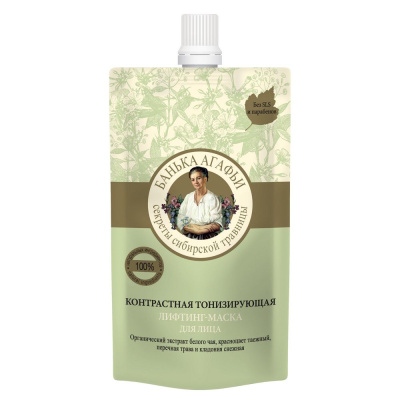 Банька Агафьи маска лифтинг для лица тонизирующая 100 мл 