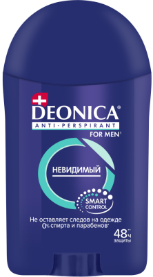Deonica for men антиперспирант стик невидимый 40 мл 